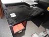 Airline desks (information) 1-modules, rear storage space, consisting of shelves and cupboard, under counter seating space. Module D 900mm, W 1200mm, H 950mm - 2