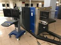 Smiths Heimann hand baggage scanner HS 6040aTiX complete with Smiths iLane twin monitoring desk.*