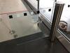 Glass partion gate H1050, W1050 including post - 2