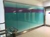11 glass panel wall screen Most panels H2200 W1200mm