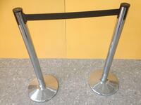 (2) Tensa upright stands,