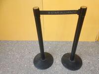 (2) Tensa upright stands