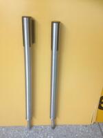 (2) Tensa upright stands,