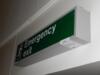 Wall mounted emergency exit illuminated sign. Metal box construction. - 3