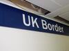 Large UK Border metal sign - 3