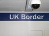 Large UK Border metal sign - 7