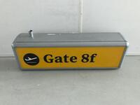 Gate 8f Illuminated sign