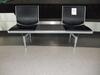 (2 Qty) A pair of two person seats and shared middle table - 3
