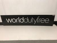 World Duty Free Sign