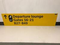 Departure Lounge Sign