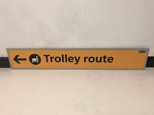 Trolley Sign