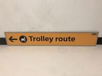 Trolley Sign