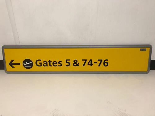Metal Framed Gates 5 & 74-76 Sign