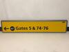 Metal Framed Gates 5 & 74-76 Sign