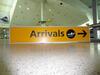 "Arrivals" sign with aluminium frame - 3