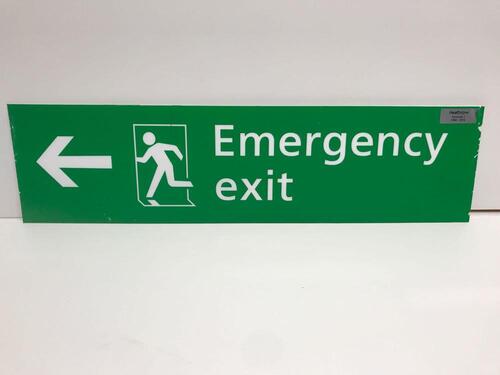 Emergency Exit Sign