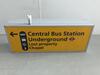 Central Bus Station Illuminated sign