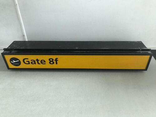 Gate 8f Illuminated sign