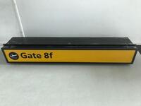 Gate 8f Illuminated sign