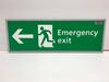 Framed Emergency Exit Sign