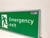 Framed Emergency Exit Sign - 2