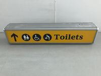 Toilets Illuminated sign