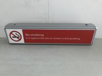 No Smoking Illuminated sign