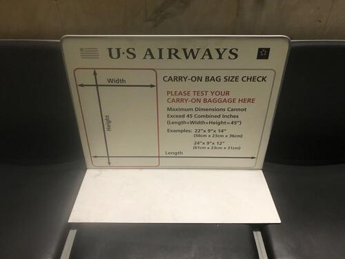 US Airways Carry On Bag Size Check