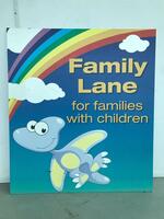 Family Lane sign