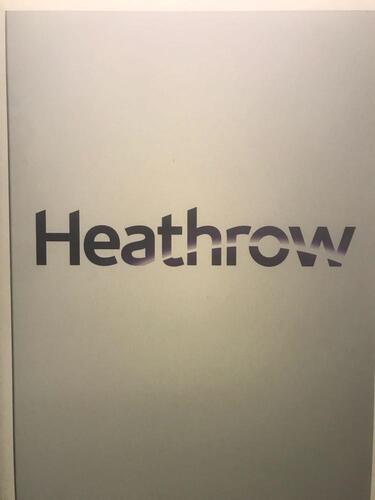 Heathrow decorative wall poster