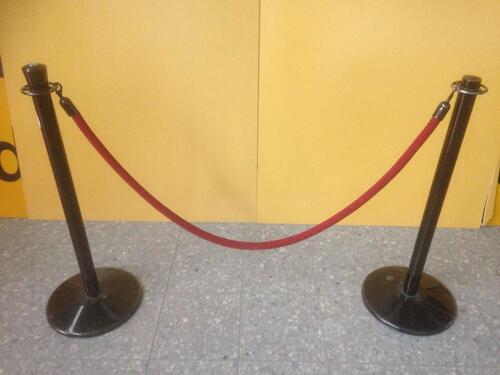 (2) Barrier upright stands