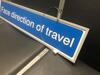 Face Direction of Travel Sign - 3