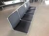 (2) A Pair of Four person seats, cast alloy construction - 4