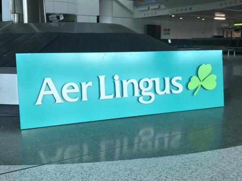Aer Lingus Airline sign Steel sign with raised letters 200x58cm