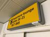 Illuminated 'Departure lounge and Gates' sign - 2