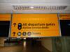 Large Illuminated Double Sided 'Special Assistance' and 'All departure gates' sign - 2