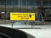 Heathrow Terminal 1 'Departure lounge' direction sign