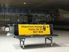 Heathrow Terminal 1 'Departure lounge' direction sign - 6