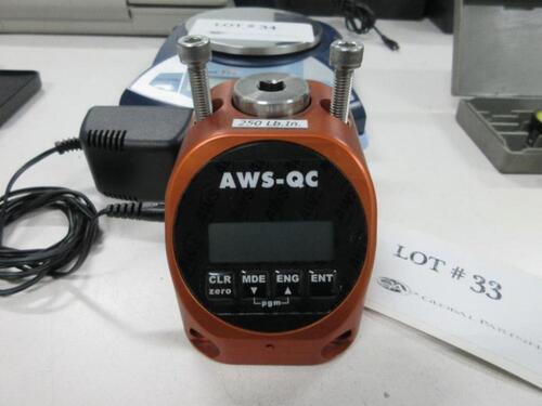AWS DIGITAL TORQUE TESTER MODEL TT-QC-250I-3/8 (IN LAB 1)