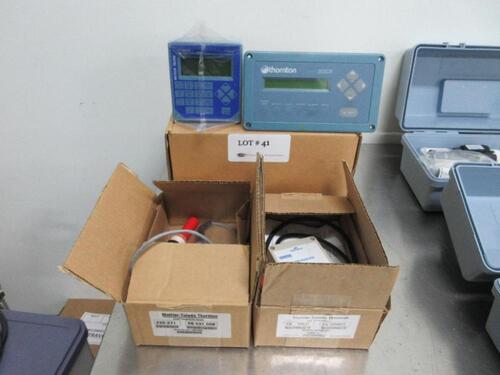 (1) METTLER TOLEDO PH/ORP PREAMPLIFIER, (1) METTLER TOLEDO THORTON 770 MAX MULTIPARAMETER ANALYZER, (1) METTLER TOLEDO THORTON CONDUCTIVITY SENSOR AND