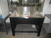 STAINLESS STEEL WASH STATION 51" X 37" X 46" (IN LAB 2)
