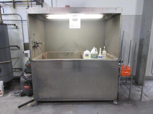 AUTOMATION TECHNOLOGY STAINLESS STEEL PARTS CLEANING STATION (TO THE FIRST CUT) (JCM AREA)