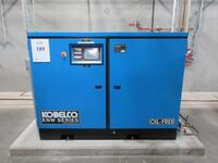 2009 KOBELCO KNW1-C/H OIL-FREE TWO-STAGE 125 HORSEPOWER ROTARY SCREW AIR COMPRESSOR KNW SERIES SERIAL NO. 09J6111745 (TO THE FIRST CUT) (MAIN PUMP ROO