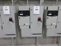 ALLEN BRADLEY POWERFLEX 400 CAT NO. 22C-D082A103 SERIES A WITH POWERFLEX ENCLOSURE MODEL 23C-D2082A10ENNAANN (TO THE FIRST CUT) (MAIN PUMP ROOM)