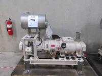 2009 TAIKO 20 HORESPOWER VACUUM PUMP TYPE MDP-680 WITH BALDOR 20 HORSPOWER INDUSTRIAL MOTOR CAT NO. CM4106T (CG ROOM 1ST FLOOR)