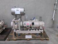 2009 TAIKO 20 HORESPOWER VACUUM PUMP TYPE MDP-680 WITH BALDOR 20 HORSPOWER INDUSTRIAL MOTOR CAT NO. CM4106T (CG ROOM 1ST FLOOR)