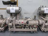 2009 TAIKO 20 HORESPOWER VACUUM PUMP TYPE MDP-680 WITH BALDOR 20 HORSPOWER INDUSTRIAL MOTOR CAT NO. CM4106T (CG ROOM 1ST FLOOR)