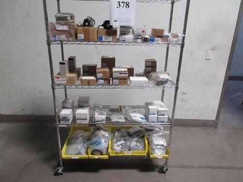 (LOT) ASST'D OMRON PARTS, SERVO DRIVER, POWER SUPPLYS, INPUT OUTPUT UNITS, CPU, COMMUNICATION UNITS, ETHERNET SWITCHES, SMART SENSOR, REMOTE TERMINALS