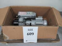 AIRTECH VACUUM PUMP TYPE: H25-G4 WITH BALDOR 1.5 HORSEPOWER INDUSTRIAL MOTOR CAT NO. VL3514T (DRIVE AND BLOWERS ROOM)