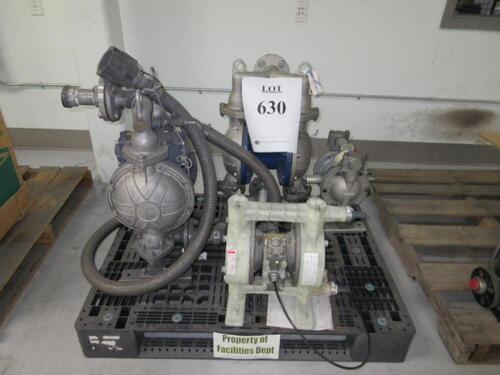 (4) ASST'D DIAPHRAGM PUMPS (DRIVE AND BLOWERS ROOM)
